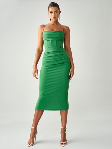 BWLDR Dress in Green: front