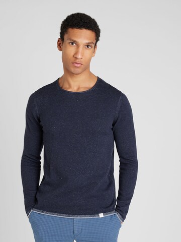 Pull-over NOWADAYS en bleu : devant