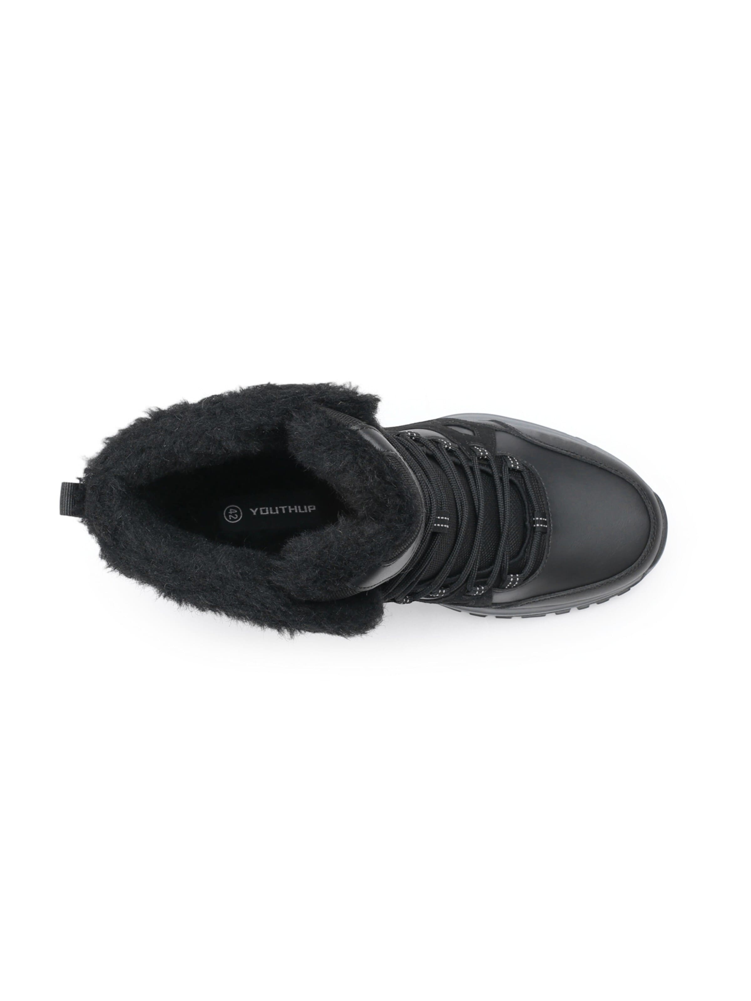 YOUTHUP Snow Boots in Black