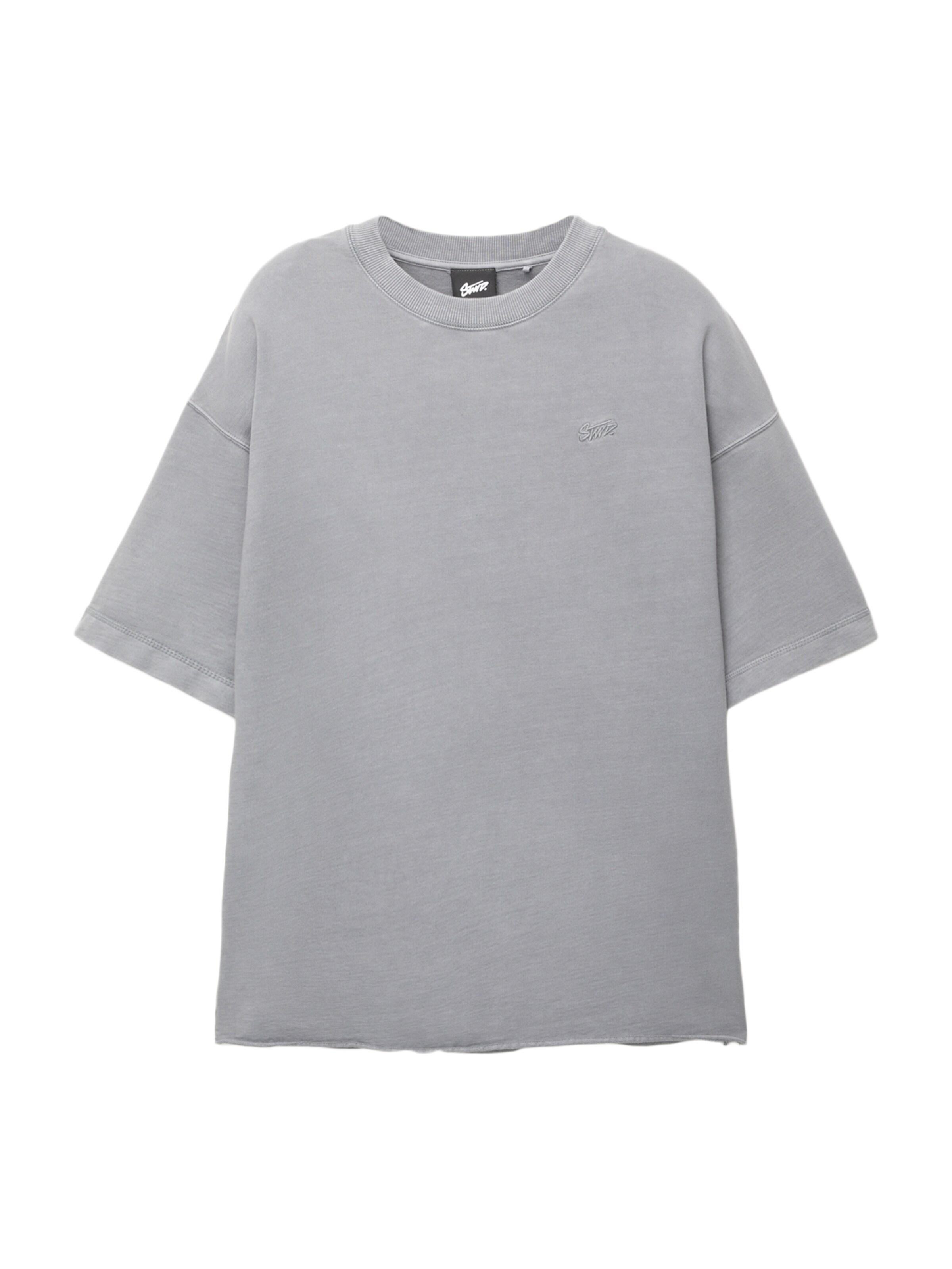 T-Shirt 'STWD' Pull&Bear en gris : devant