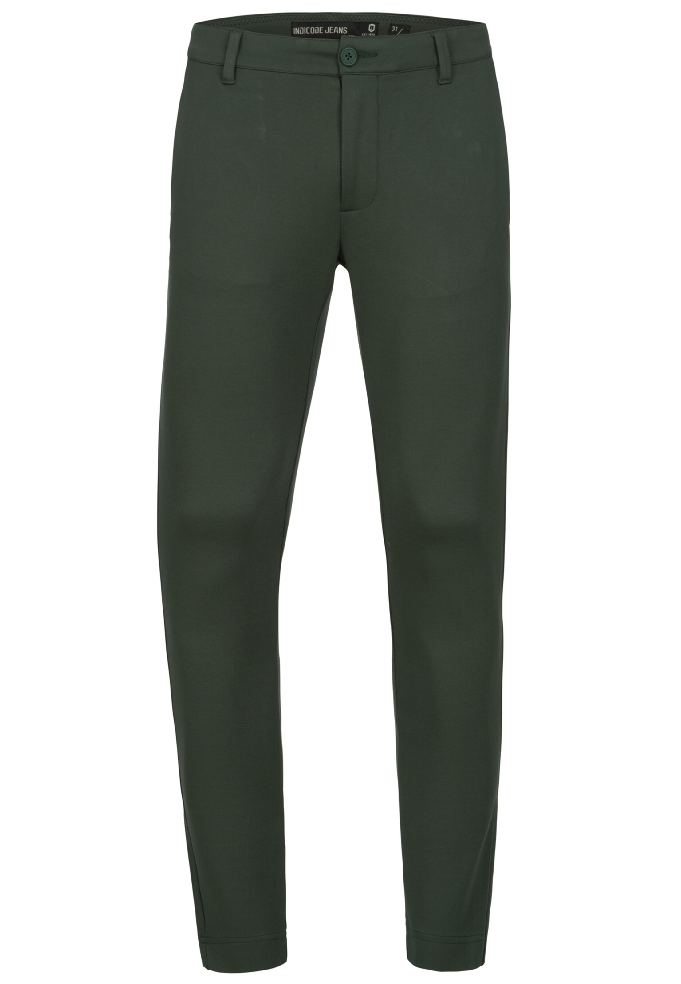 INDICODE JEANS Slimfit Broek 'Roedekro' in Groen: voorkant