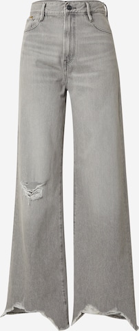 G-Star RAW Wide leg Jeans 'Deck 2.0' in Grijs: voorkant