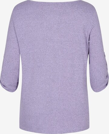 Zizzi Shirt 'VLUCCA' in Purple