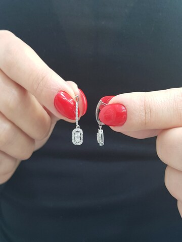 EinStein Diamant Earrings in Silver