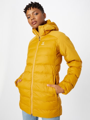 Haglöfs Outdoor Jacket 'Dala' in Yellow: front