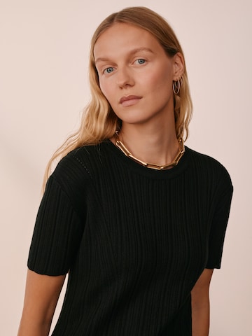 ABOUT YOU x Marie von Behrens Knit dress 'Beyond' in Black