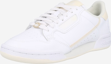 ADIDAS ORIGINALS Sneakers low 'Continental 80' i hvit: forside