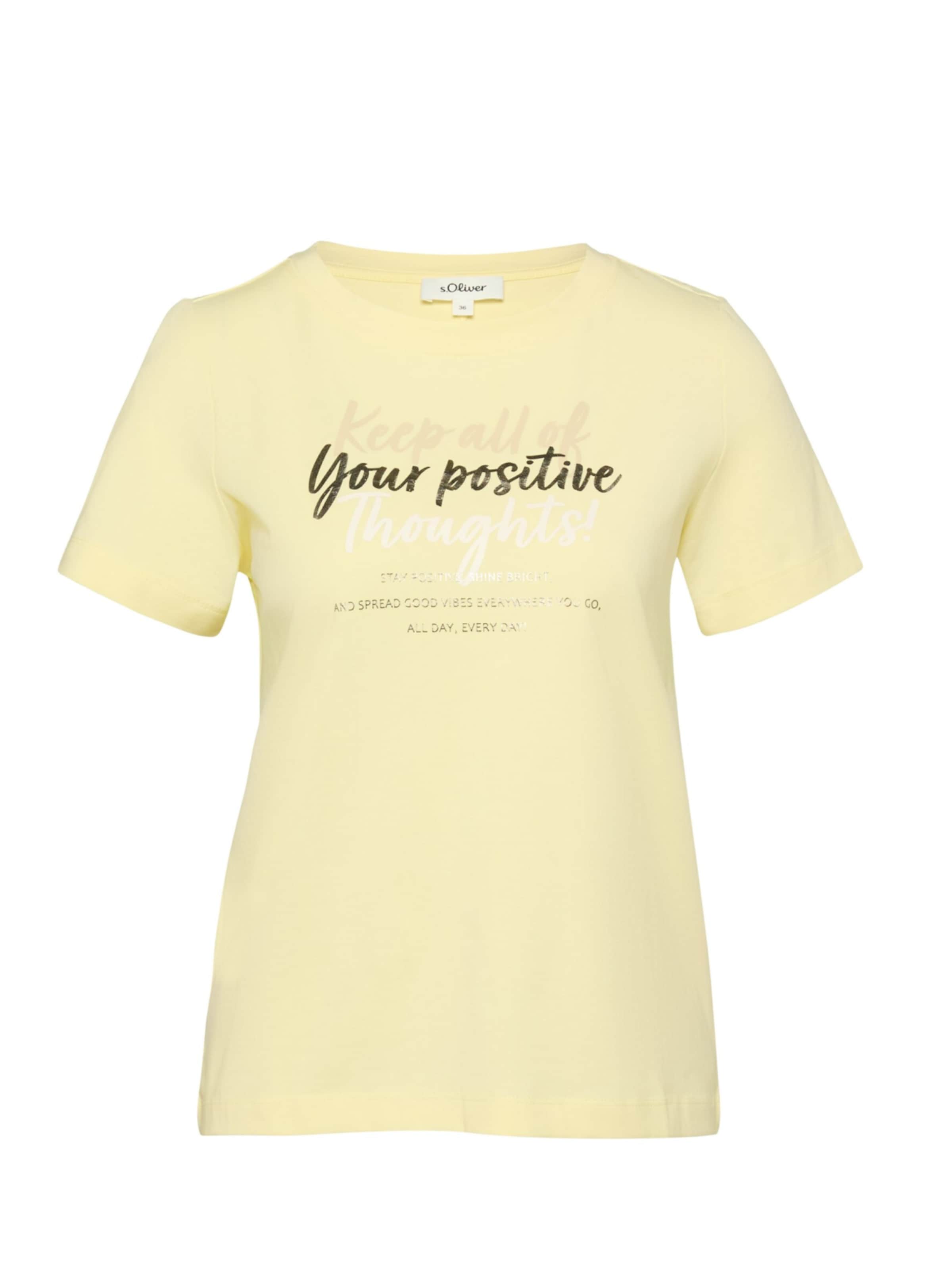 s.Oliver Shirt 's.Oliver - Dames t-shirt' in Groen: voorkant