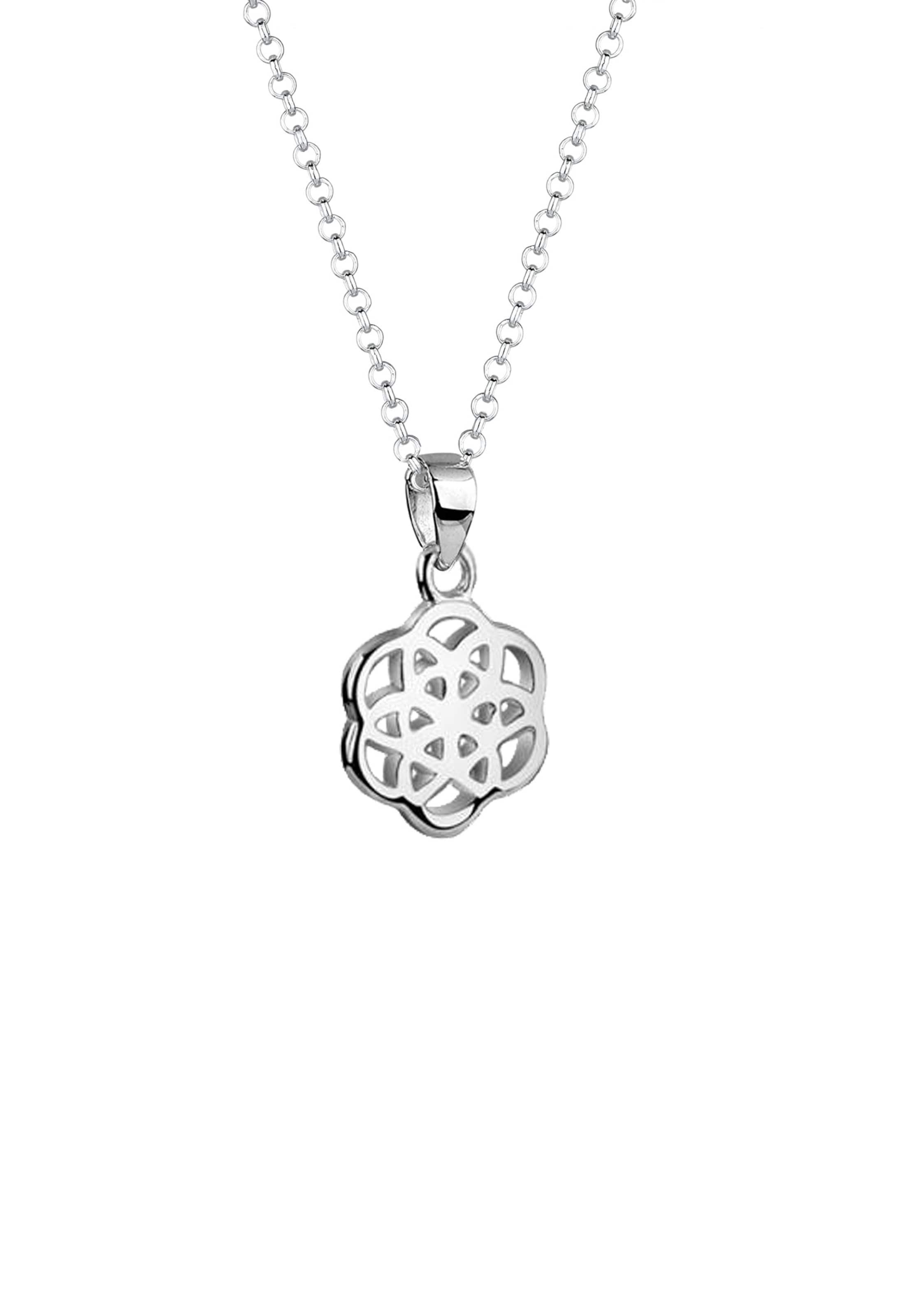 Nenalina Necklace 'Lebensblume' in Silver