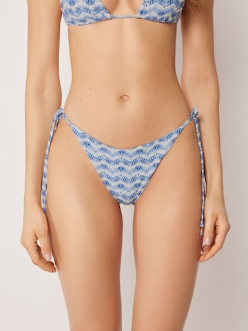CALZEDONIA Bikini Bottoms 'Water Reflection' in Blue: front