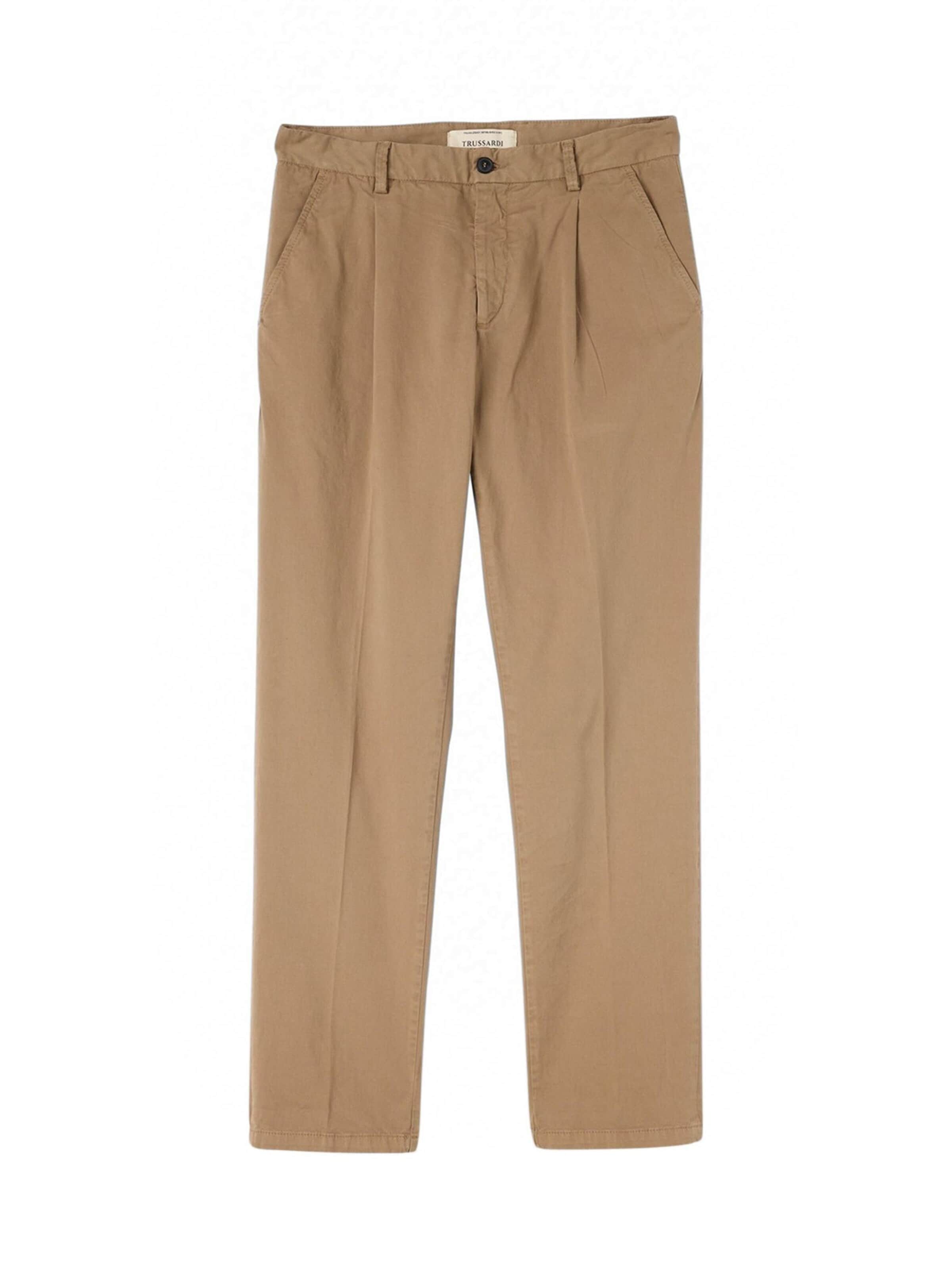Trussardi Broek in Beige: voorkant