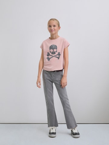 Scalpers Функциональная футболка ' ' в Ярко-розовый: спереди