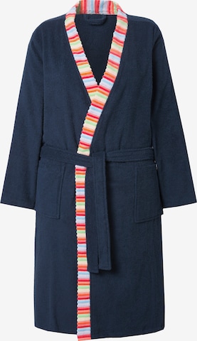 Ulla Popken Bathrobe short in Blue: front
