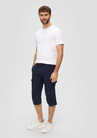 Regular Pantalon cargo s.Oliver en bleu : devant