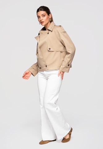 Veste mi-saison 'OW-JANP-0120' Ombre en beige