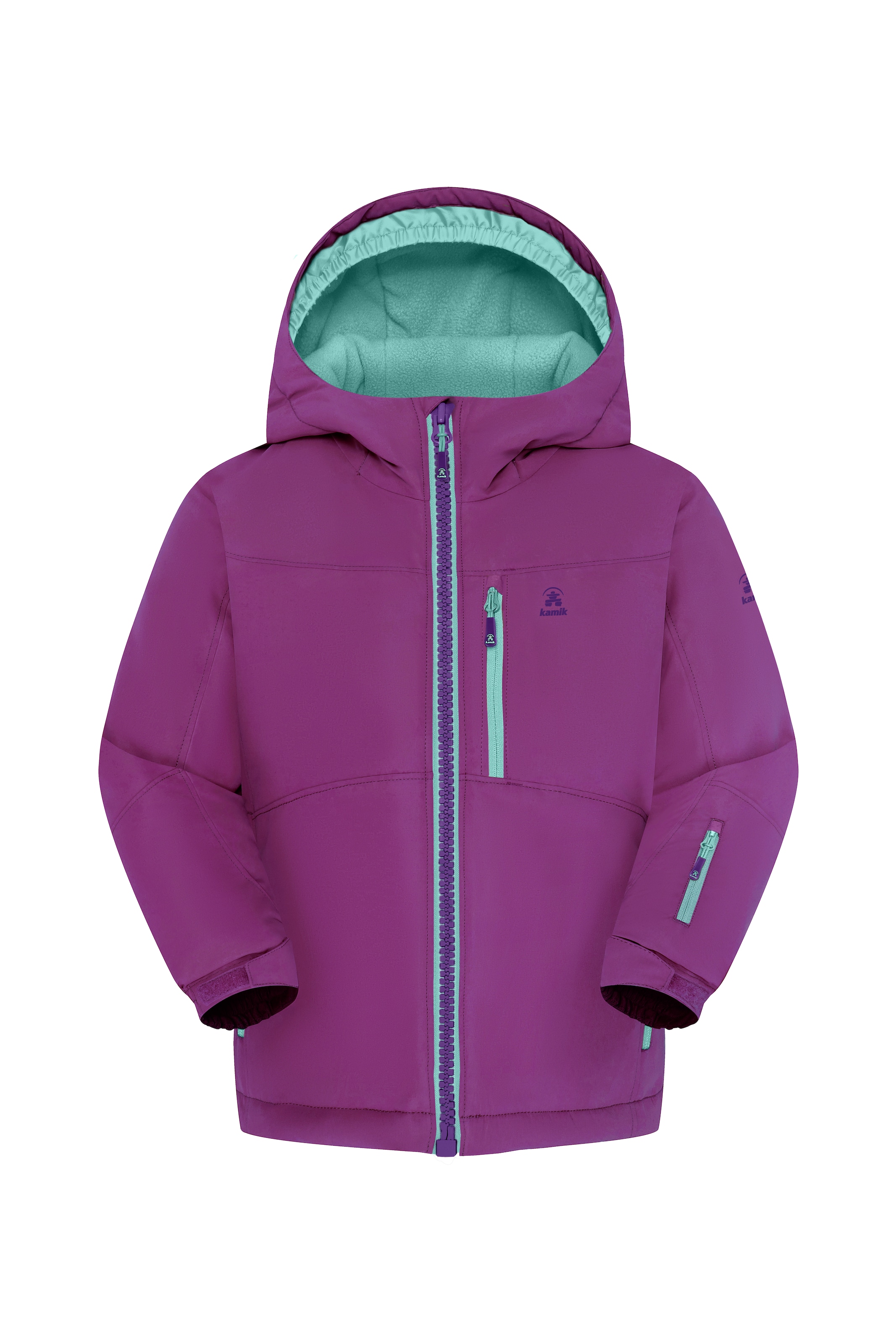 Kamik Winter Jacket 'Kamik' in Purple: front