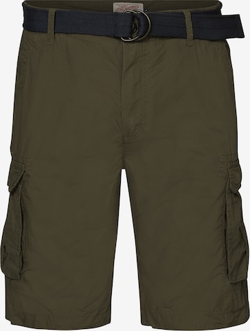 Petrol Industries Cargo Pants in Green: front