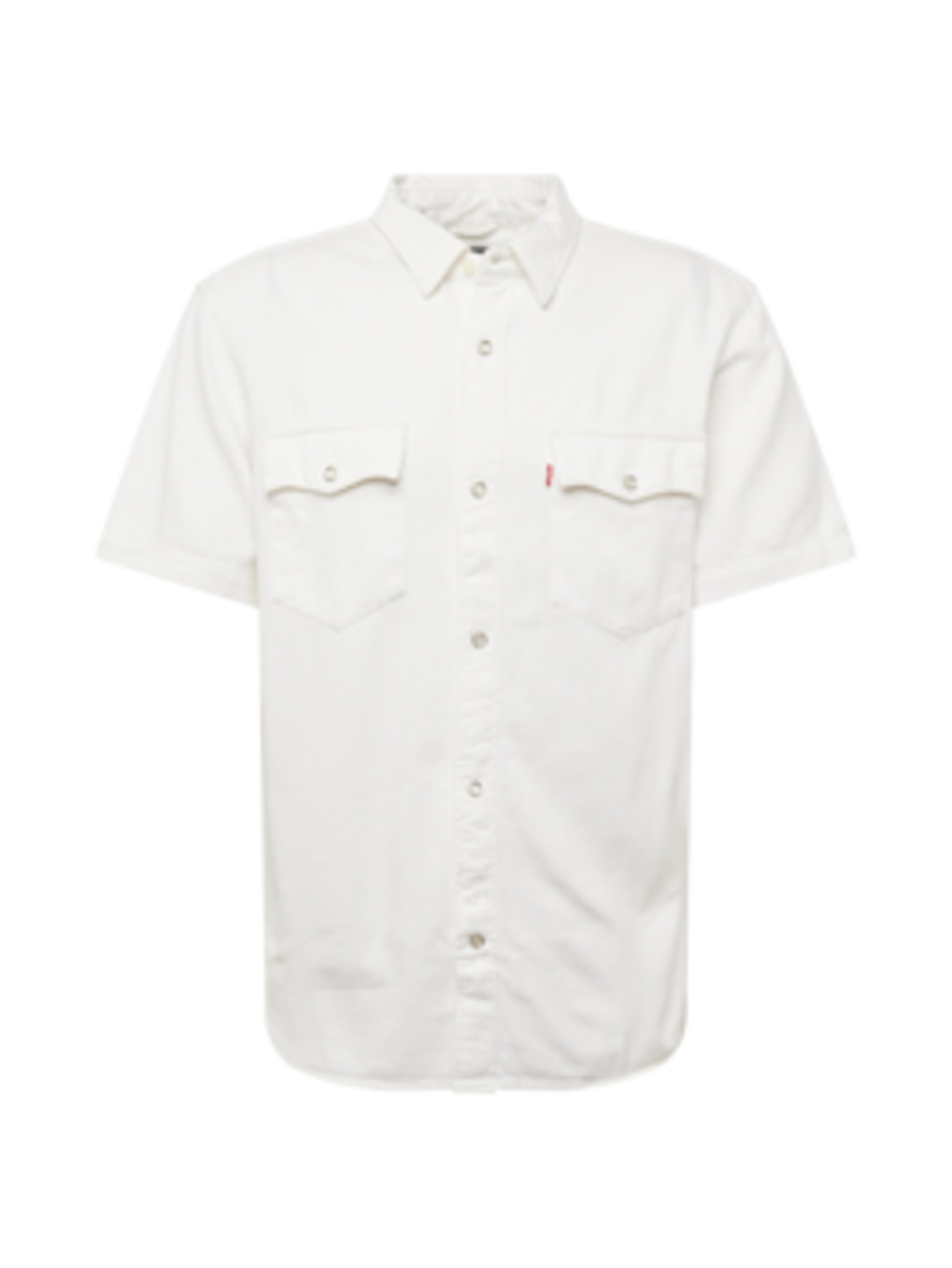 LEVI'S ® Comfort fit Button Up Shirt 'Western' in Beige: front