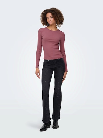 ONLY Μπλουζάκι 'ONLINA' σε ροζ