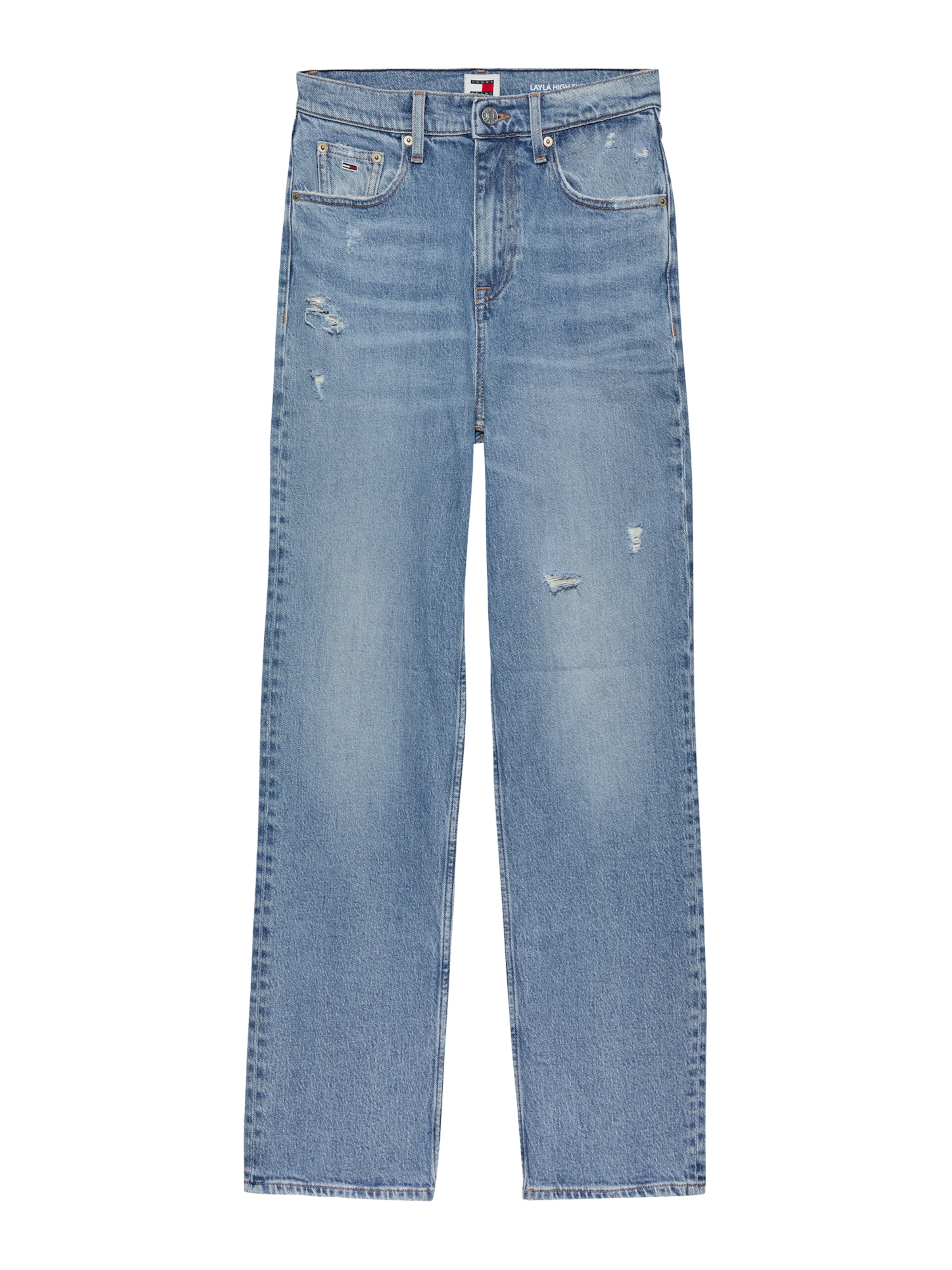 Tommy Jeans Широка кройка Дънки 'LAYLA' в синьо: отпред