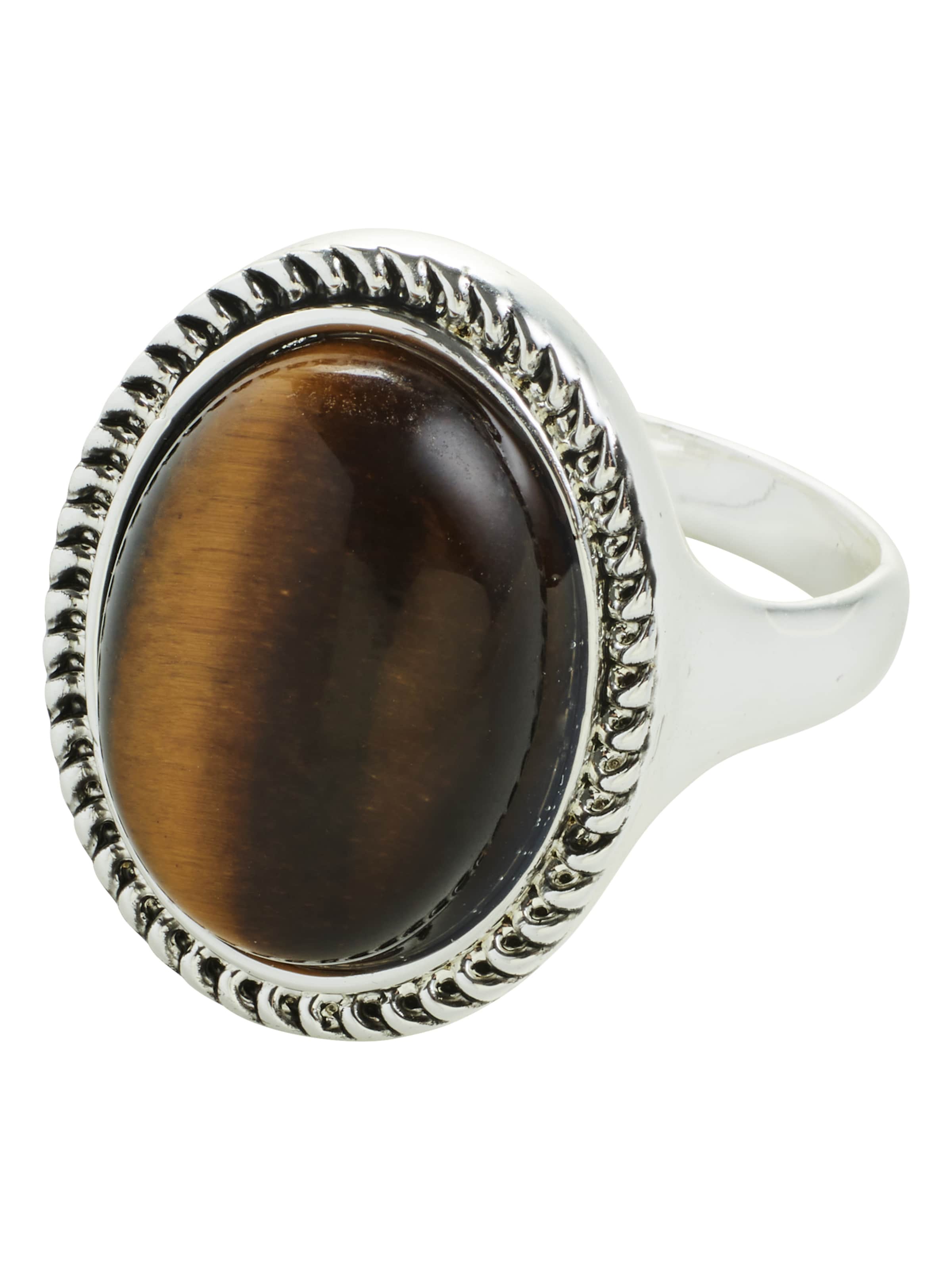 Pilgrim Pierścionek ' Between ' w kolorze srebrny: przód