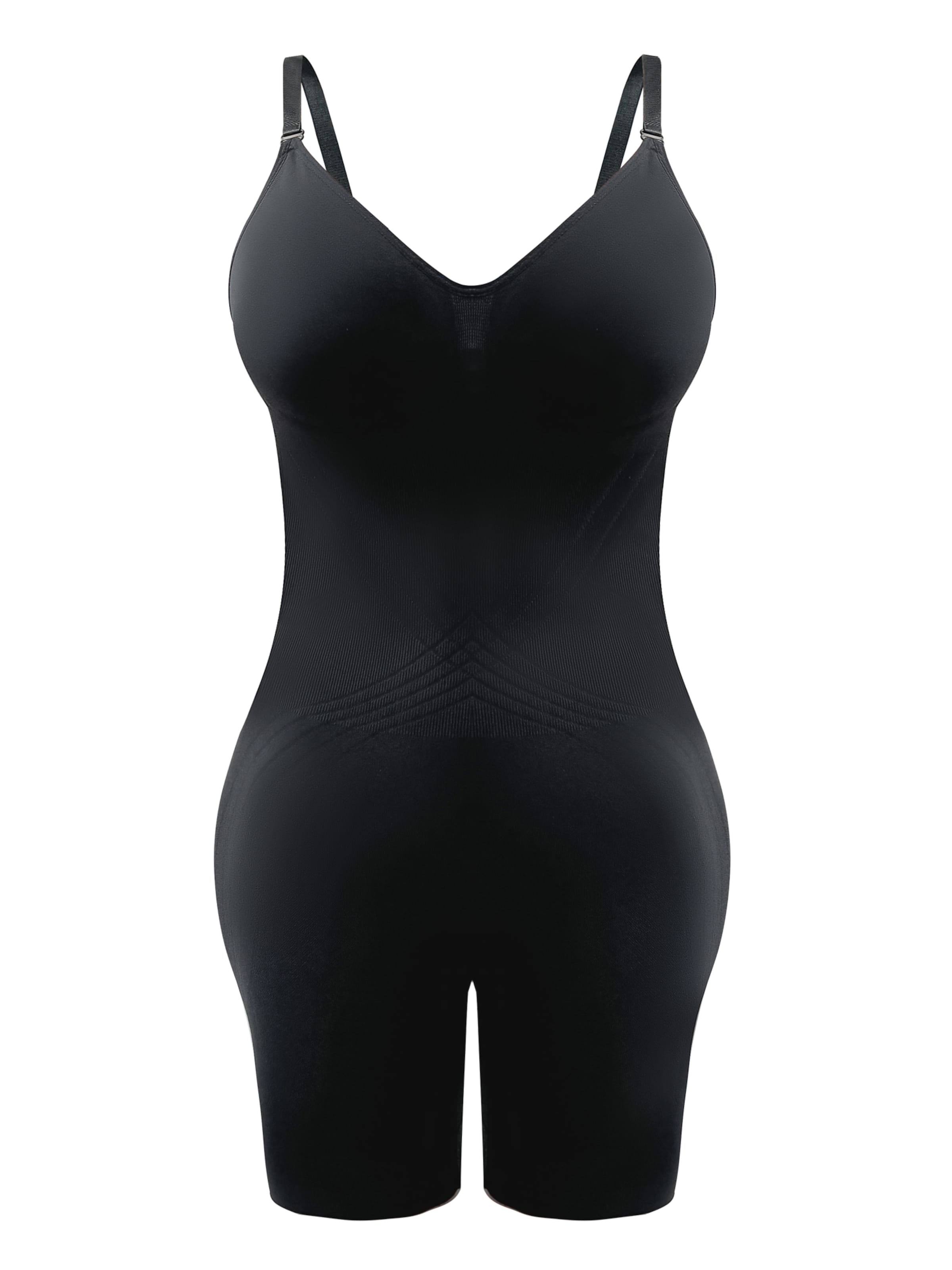 MEETWEE Shapingbody in Zwart: voorkant