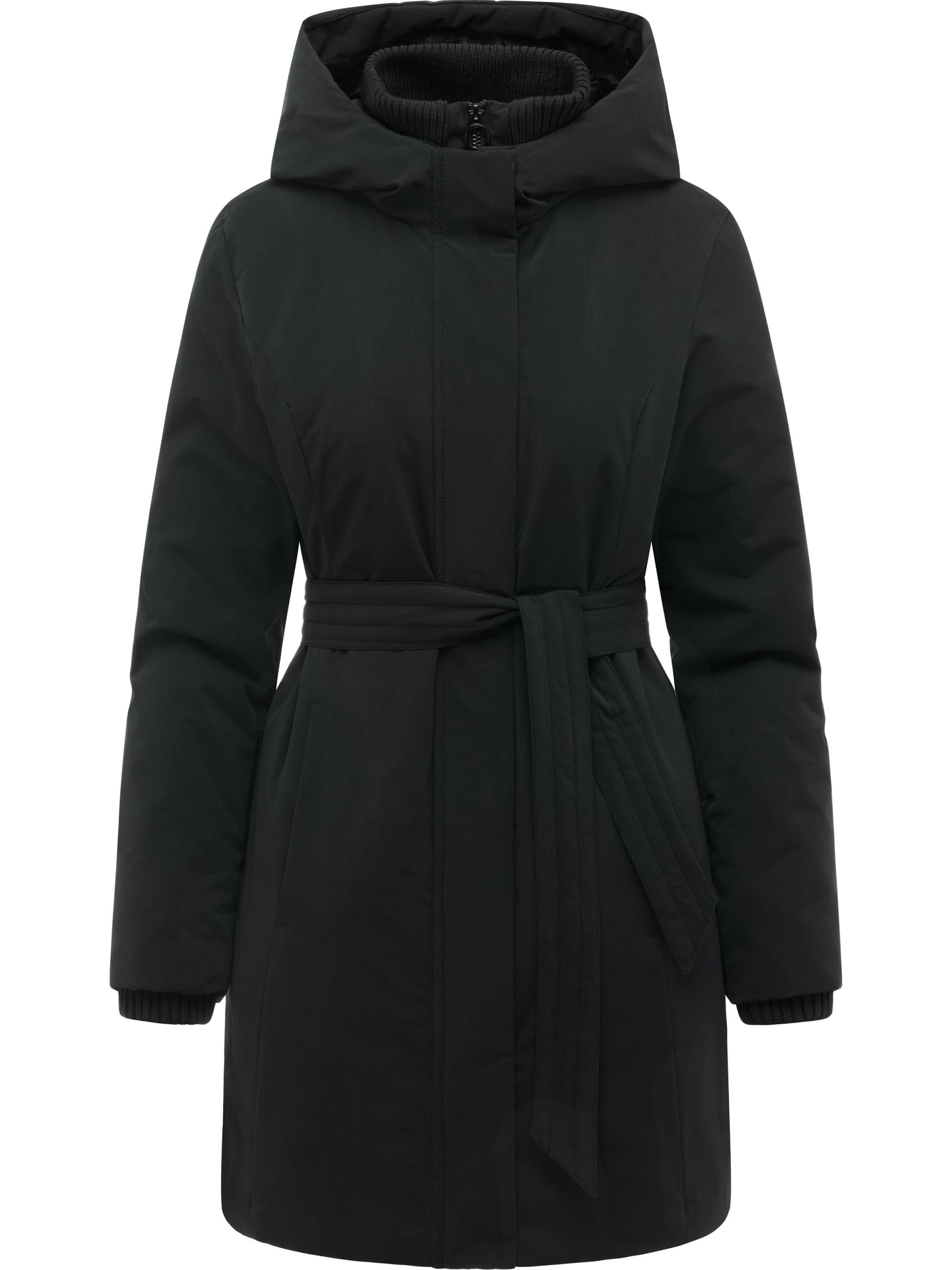 Cappotto funzionale 'Northe Y' di Ragwear in nero: frontale