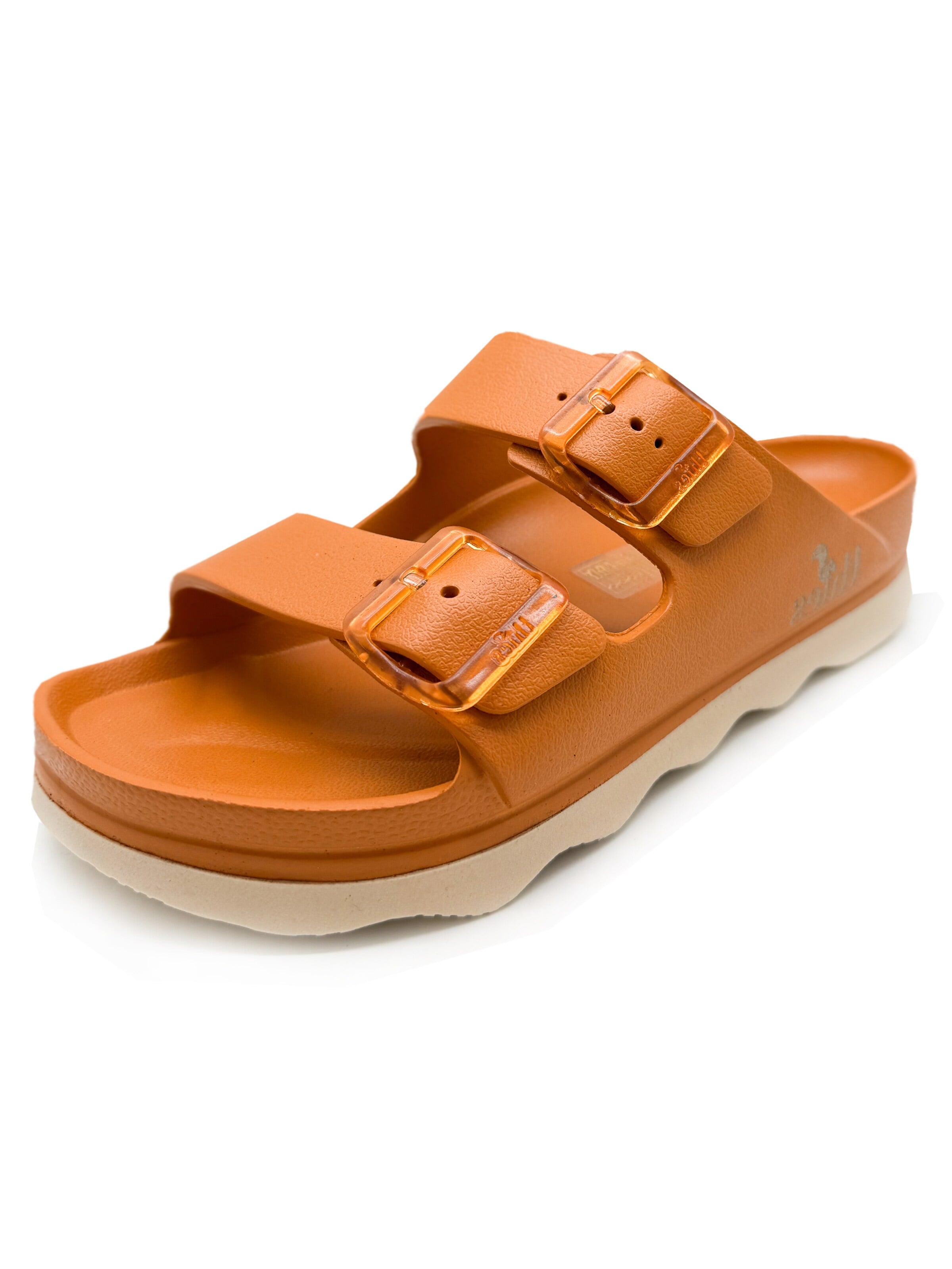 thies Mules in Orange: front