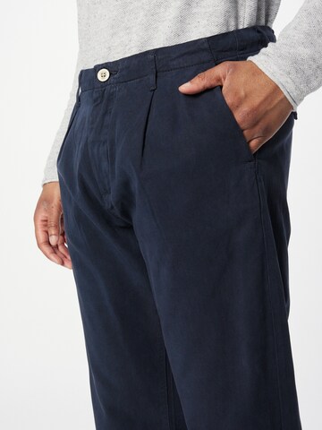 INDICODE JEANS Regular Pleat-front trousers 'Ville' in Blue