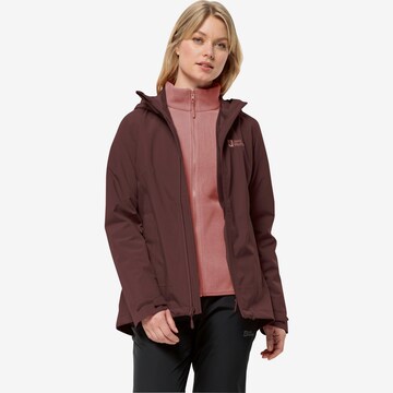 JACK WOLFSKIN Outdoor Jacket 'Moonrise' in Purple: front