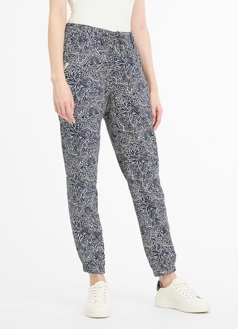 Ragwear Tapered Pants in Blue: front