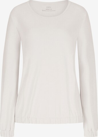 Mey Pajama Shirt in White: front