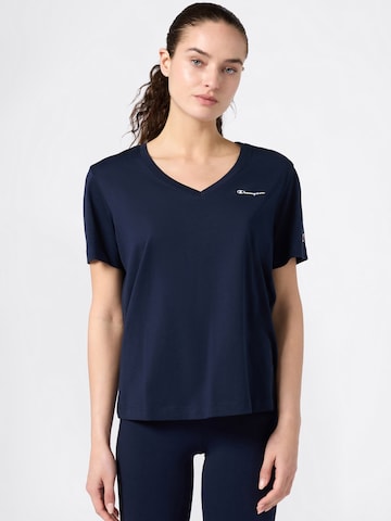 Champion Authentic Athletic Apparel Shirt in Blue: front