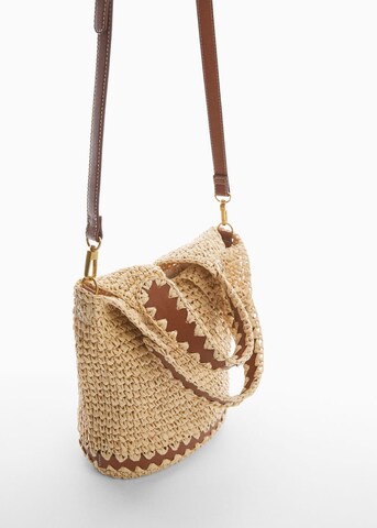 MANGO Tasche 'Min Lina' in Beige