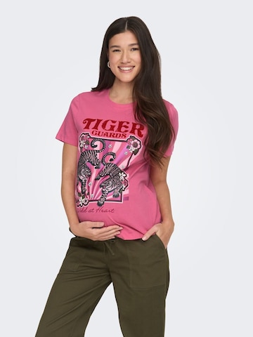 Only Maternity Shirt in Pink: front
