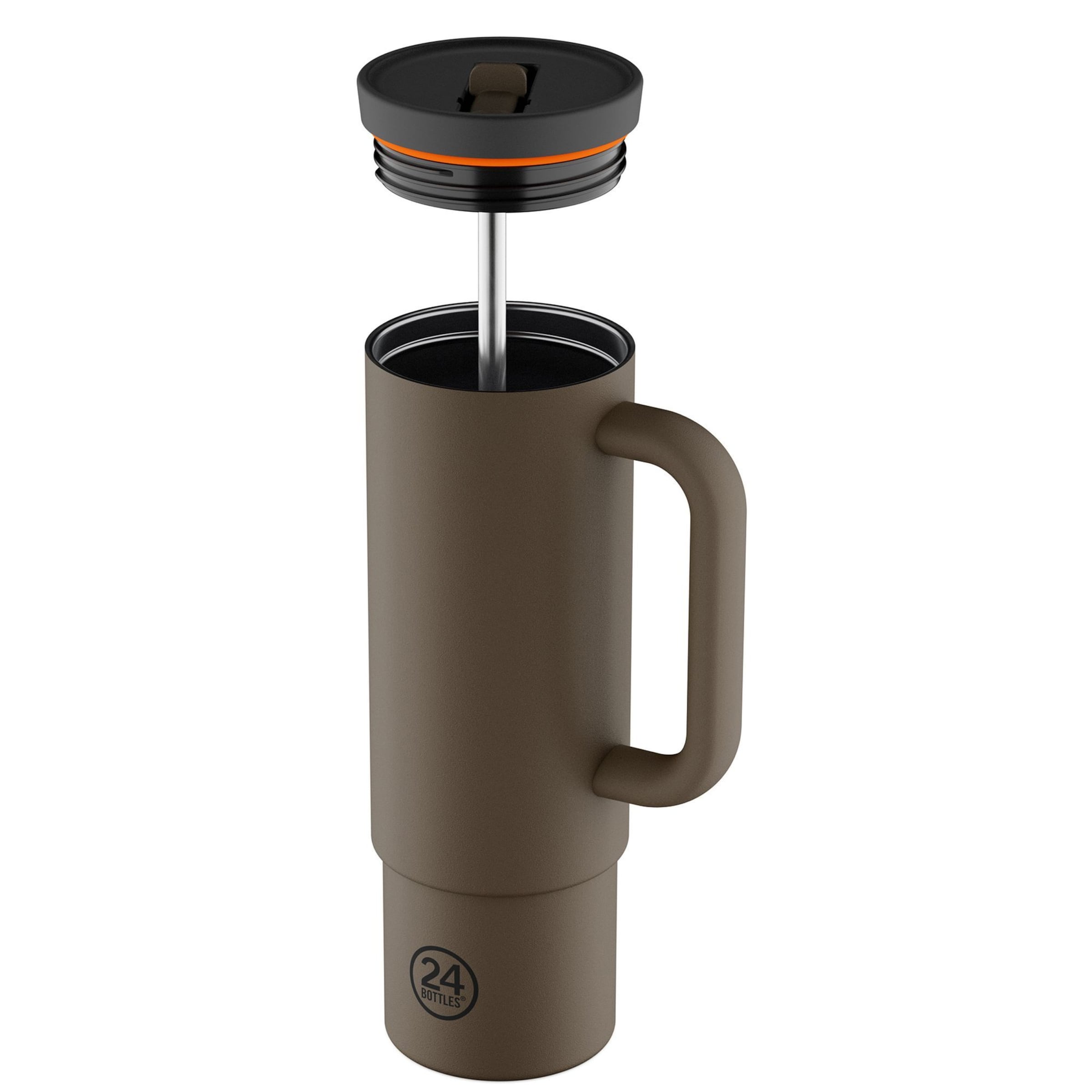 24Bottles Drinkfles in Bruin