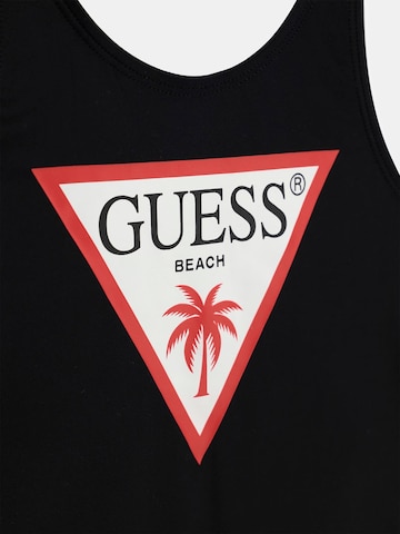 GUESS Badeanzug in Schwarz