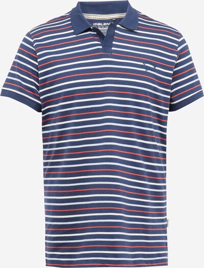 BLEND T-Shirt en bleu foncé / orange / blanc, Vue avec produit