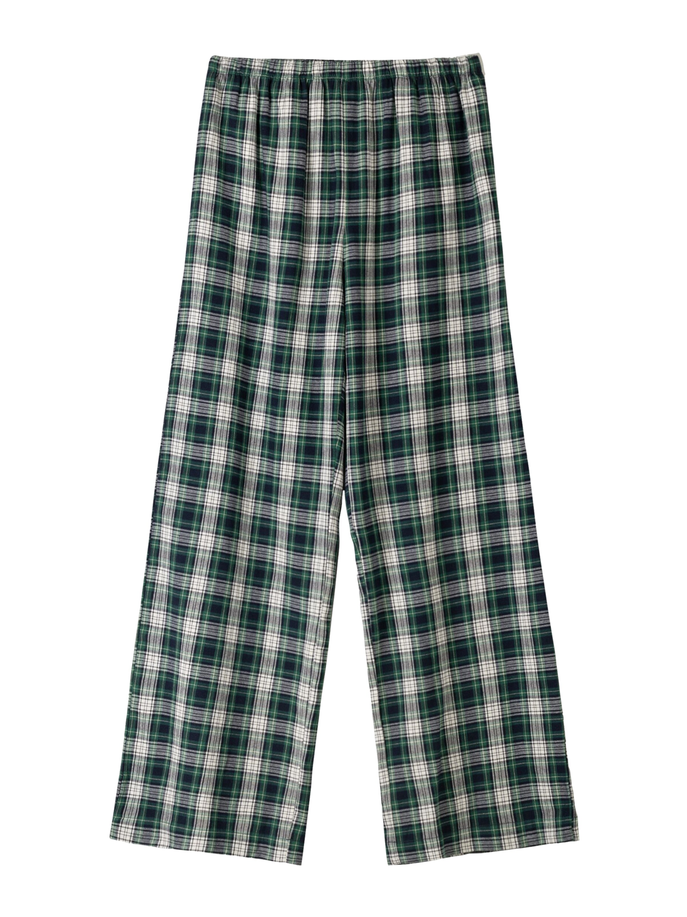 Pantaloni de la Bershka pe verde: față