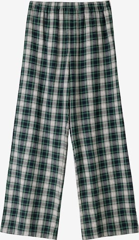 Bershka Kalhoty – zelená: přední strana