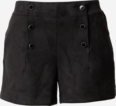 BONOBO Pleat-Front Pants 'EN SUEDINE' in Black, Item view