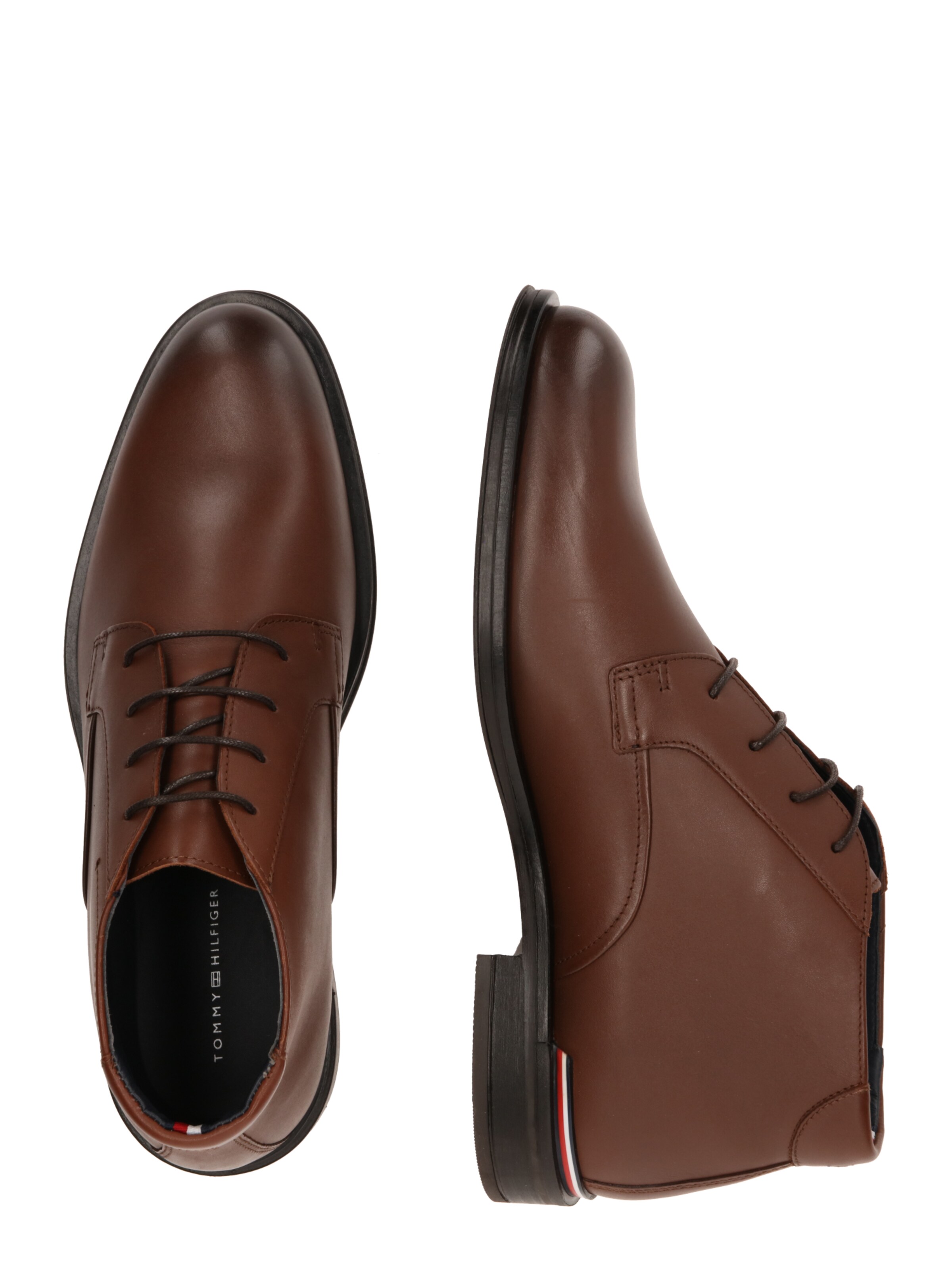 Bottines à lacets TOMMY HILFIGER en marron