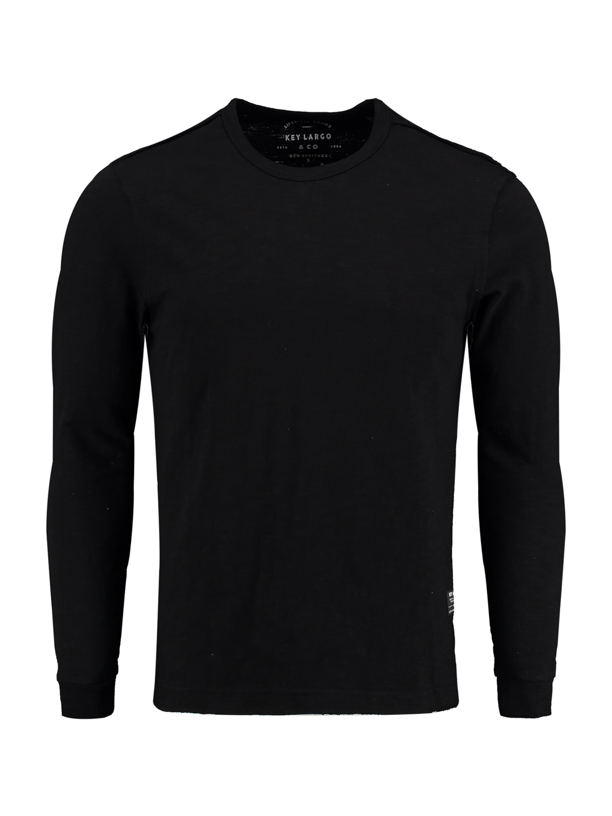 Key Largo Μπλουζάκι 'HAMILTON STREET' σε μαύρο: μπροστά