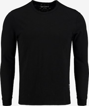 Key Largo Shirt 'HAMILTON STREET' in Schwarz: Vorderseite