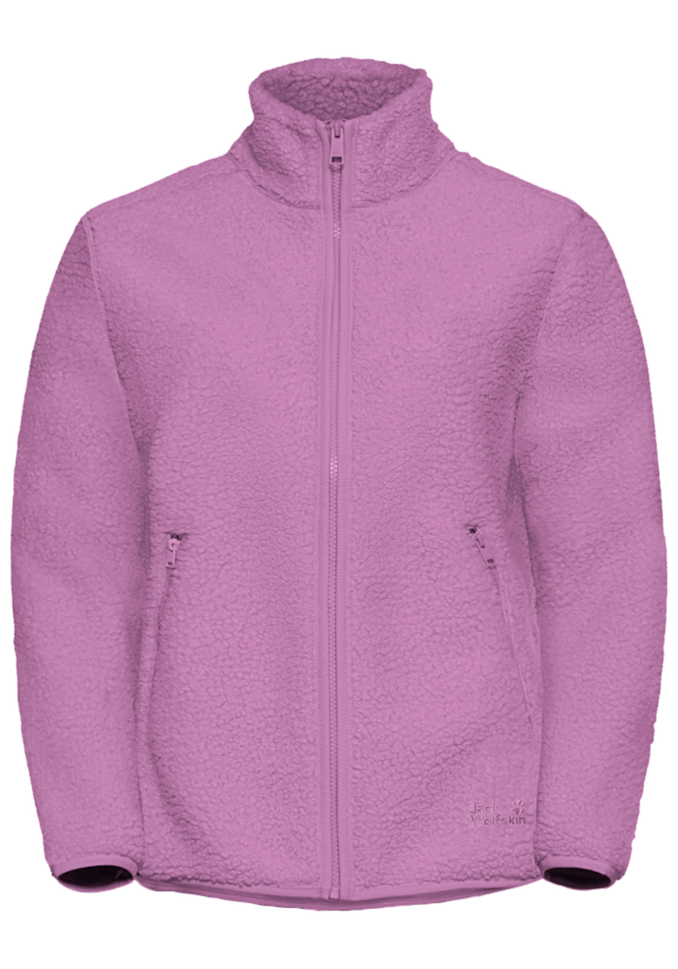 JACK WOLFSKIN Athletic fleece jacket in Purple: front
