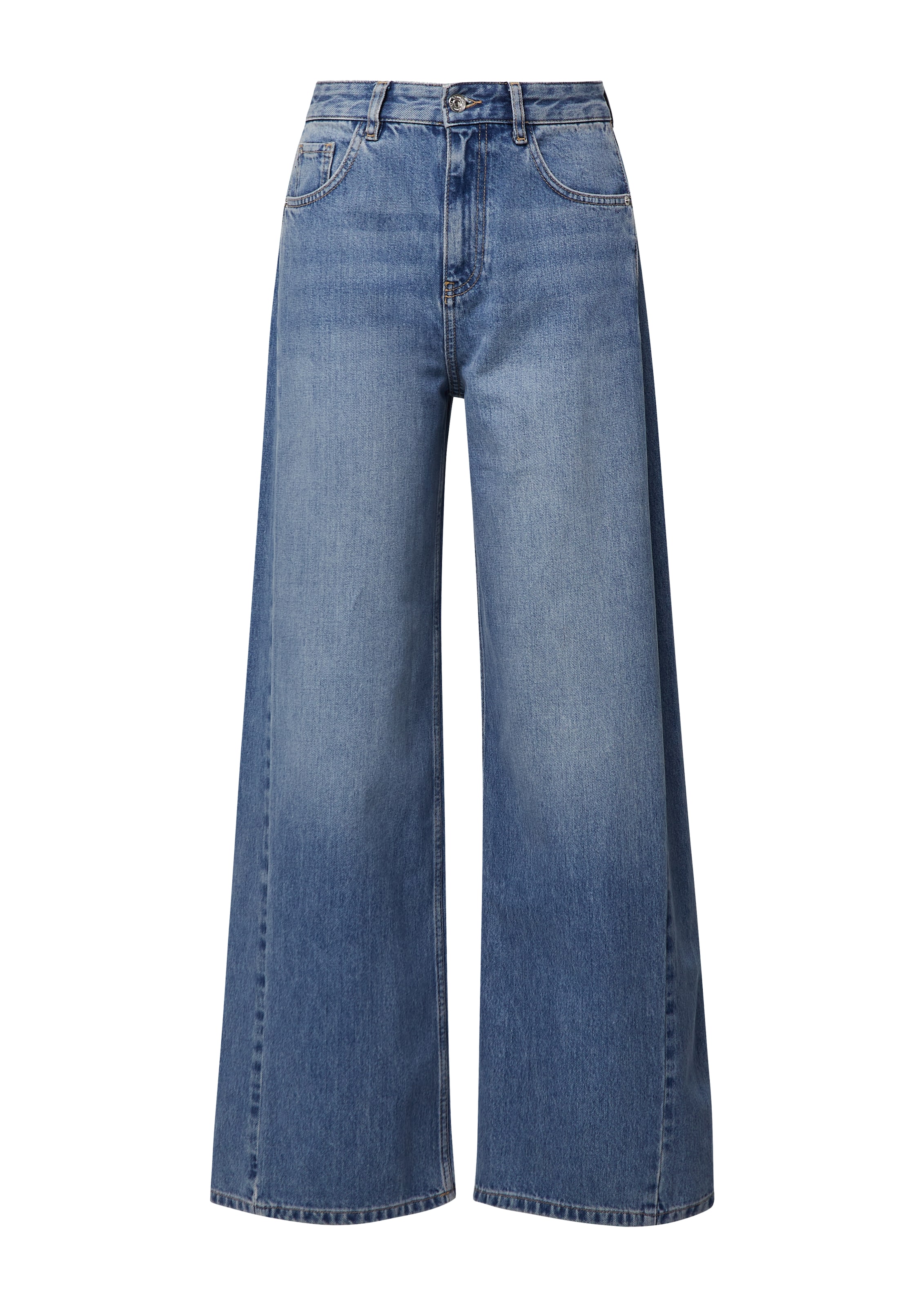 COMMA Wide leg Jeans in Blue: front