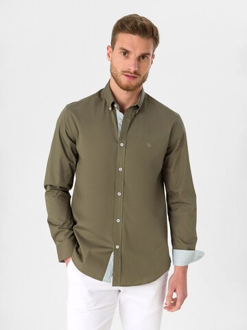 Regular fit Camicia di Dandalo in verde