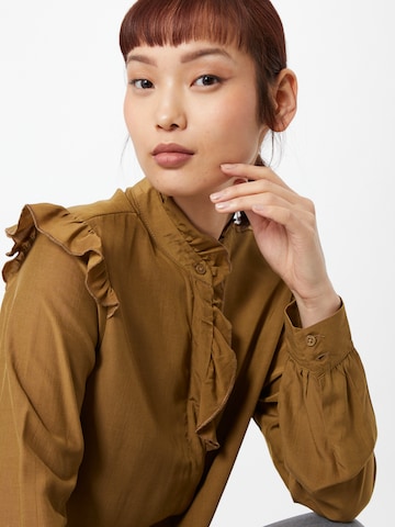 ONLY Blouse 'ELVA' in Brown
