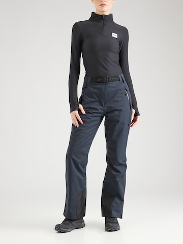 4F Regular Outdoor trousers in Black: front