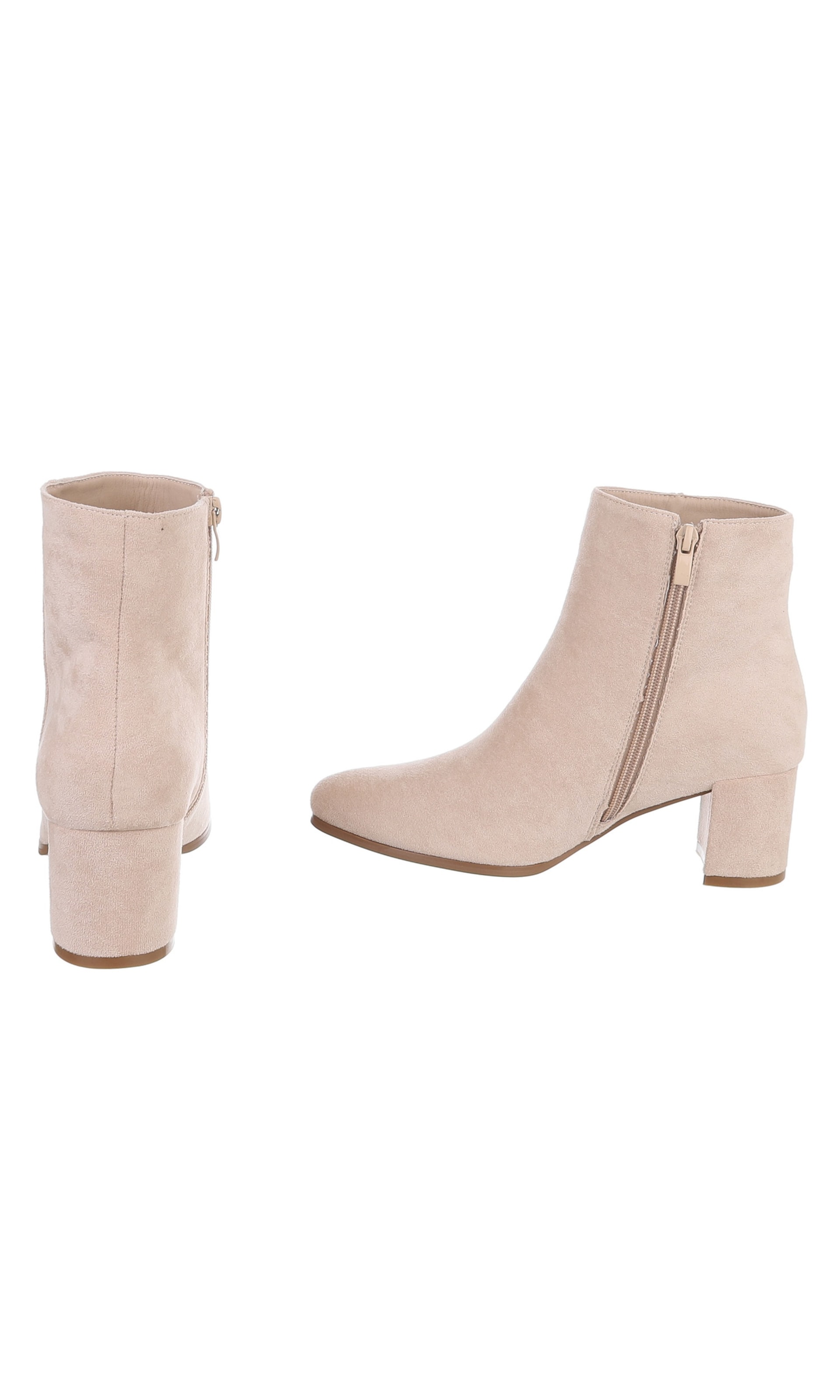 Ital-Design Stiefelette in Beige